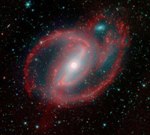 NGC 1097 mosaic spitzer telescope